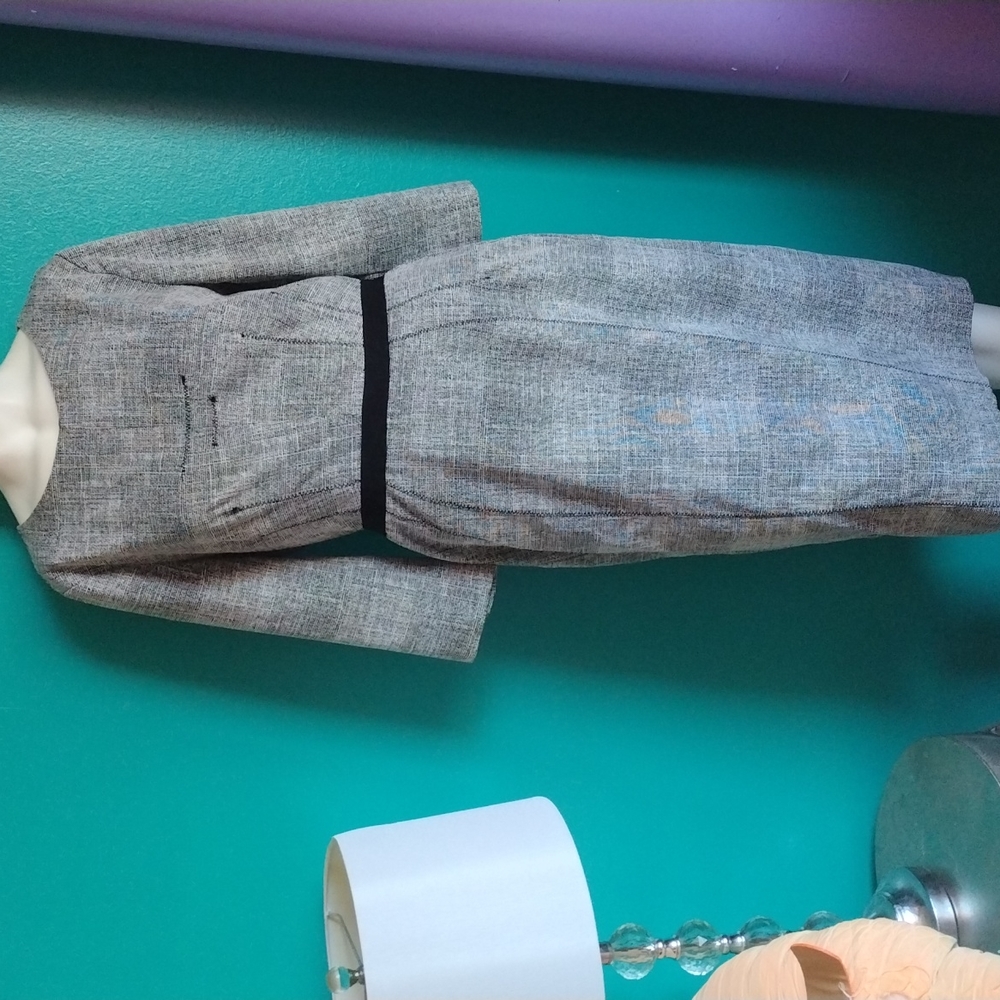 New York and Company Plaid Sheath Dress